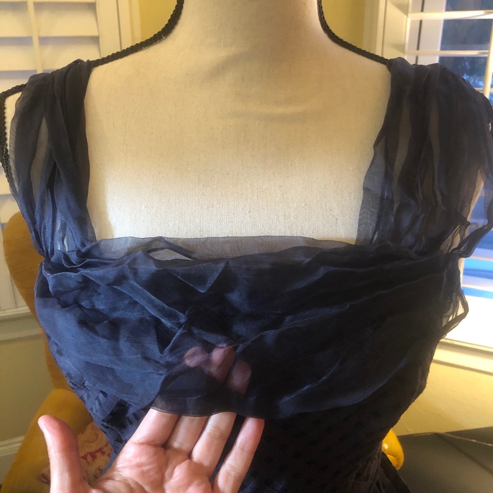 Anthropologie girls from savoy Peggy sue navy sz6 - Picture 8 of 10